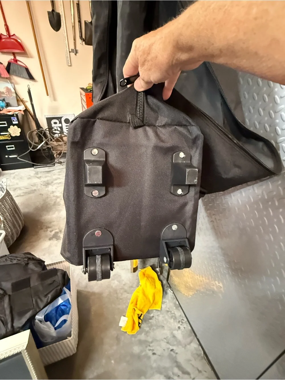 Heavy-Duty Tall Gear Bag - Black